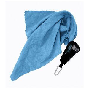 Basic Nature - Mini Handtuch - Microvezelhanddoek maat 40 x 40 cm, blauw