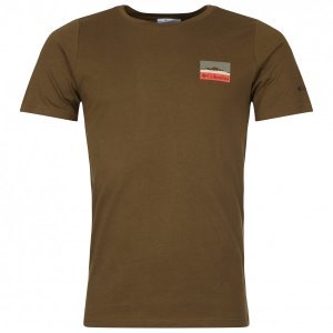 Columbia - Rapid Ridge Back Graphic - T-shirt maat S, bruin