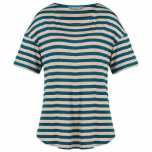Finside - Women's Mekkoli - T-shirt maat 34, beige/blauw/grijs