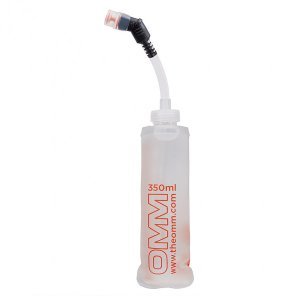 OMM - Ultra Flexi Flask 350 + Straw - Drinkfles maat 350 ml, grijs