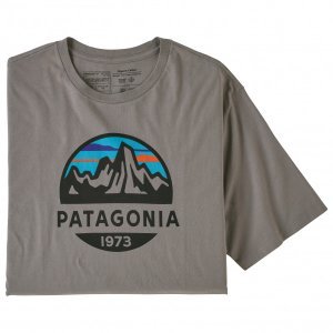 Patagonia - Fitz Roy Scope Organic T-Shirt - T-shirt maat XS, grijs