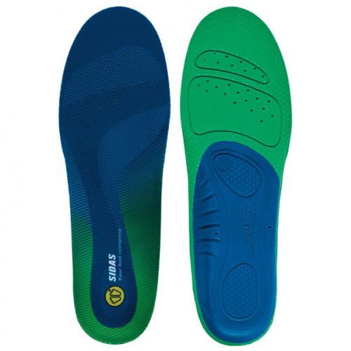 Sidas - Comfort 3D - Inlegzool maat 35-36, blauw/groen