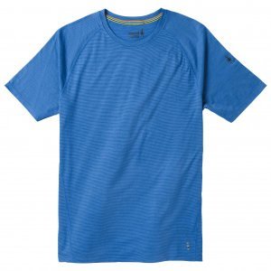 Smartwool - Merino 150 Baselayer Pattern Short Sleeve - Merino ondergoed maat S, blauw