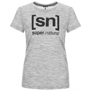 SuperNatural - Women's Essential I.D. Tee - Merino ondergoed maat XL, grijs