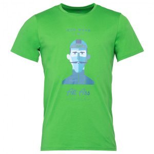 Triple2 - Laag T-Shirt - Face - T-shirt maat S, groen