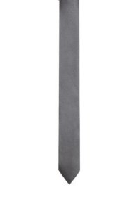 Hugo - Cravate en jacquard de soie à micro motif triangle