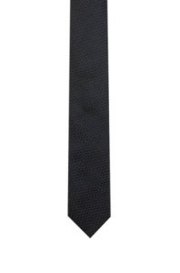 Hugo - Cravate en jacquard de soie à motif cube effet 3d