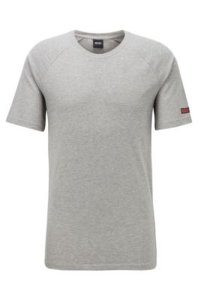 Boss - T-shirt slim fit en piqué de coton stretch