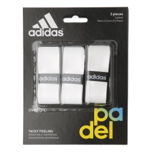 Adidas Padel Overgrip Pack De 3 - Blanc