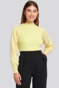 MANGO Amiran Sweater - Yellow