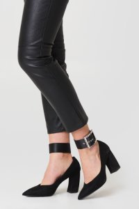 NA-KD Accessories Embellished Ankle Cuffs - Black