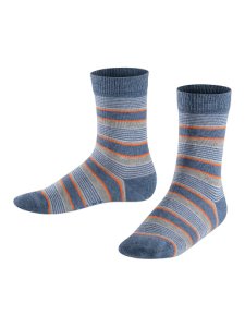 FALKE Jungen-Socken Mixed Stripe blau | 27-30