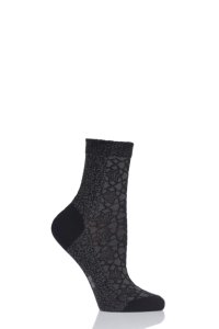 Ladies 1 Pair Falke Granite Cotton Socks