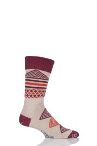 Mens 1 Pair Corgi Heavyweight Wool Aztec Socks