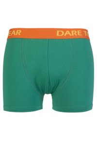Mens 1 Pair SockShop Dare to Wear Bamboo Hipster Trunks In Emerald Green