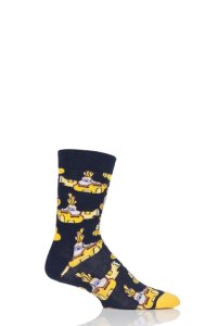 Mens and Ladies 1 Pair Happy Socks The Beatles Yellow Submarine Cotton Socks