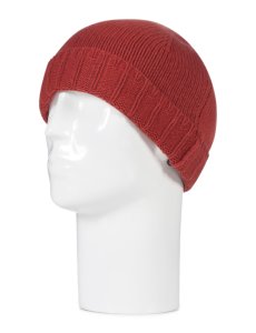 Mens Great and British Knitwear 100% Cashmere Plain Knit Hat. Made