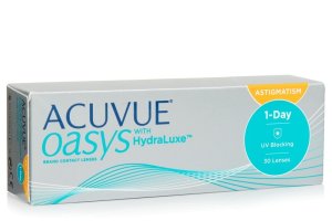 Acuvue Oasys 1-Day with HydraLuxe for Astigmatism, 30er Pack