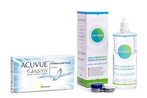 Acuvue Kontaktlinsen - Acuvue oasys, 6er pack + solunate multi-purpose 400 ml mit behälter