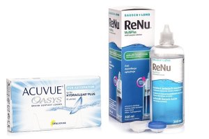Acuvue Kontaktlinsen - Acuvue oasys for astigmatism, 6er pack + renu multiplus 360 ml mit behälter