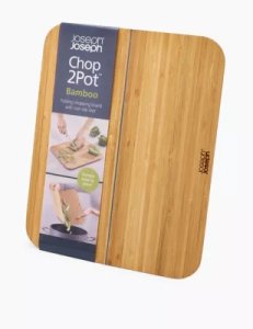 Joseph Joseph Bamboo Chop2Pot Small Chopping Board