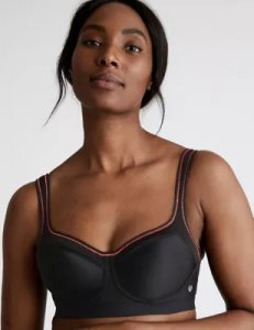 M&S Collection Extra High Impact Non-Padded Sports Bra A-GG