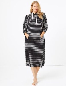 M&S Collection Flexifit Striped Nightdress