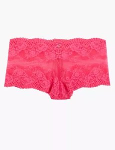 M&S Collection Low Rise Lace Shorts