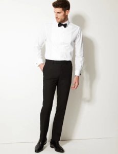 M&S Collection Tailored Fit Dinner Shirt