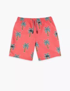 Palm Print Swim Shorts (6-16 Years)