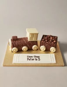 Personalised Extremely Chocolatey Express Train Cake (Serves 22)