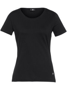 Le T-shirt 100% coton modèle Anni  Bogner noir