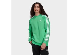 Adidas Originals Adicolor Classics 3-Stripes Crew Sweatshirt - Semi Screaming Green - Mens