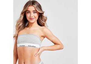 Calvin Klein Underwear Modern Cotton Bandeau Bra - Grey - Womens