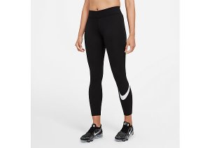 Nike Nike Sportswear Essential Women's Mid-Rise Swoosh Leggings - Black