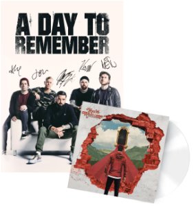 A Day To Remember  You're welcome  LP & Poster  weiß