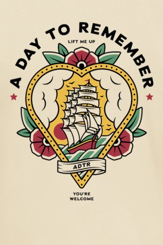 A Day To Remember You're Welcome T-Shirt beige