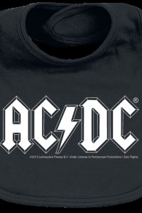 AC/DC Logo Lätzchen schwarz