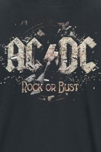 AC/DC Rock Or Bust T-Shirt schwarz