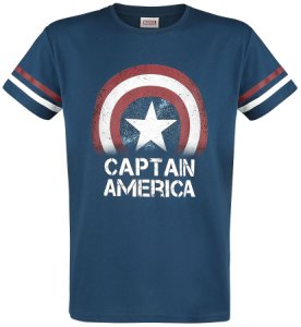 Captain America  Legend  T-Shirt  blau