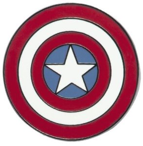 Captain America  Schild  Pin  rot/weiß/blau