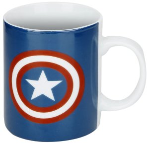 Captain America  Shield Logo  Tasse  Standard