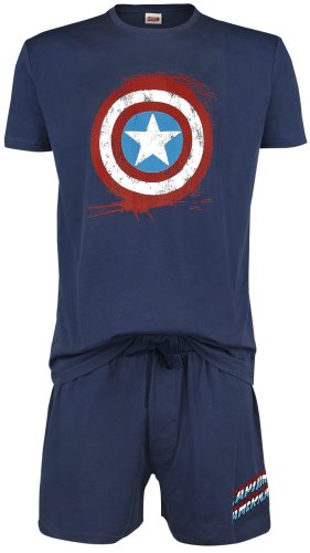 Captain America  Shield  Pyjama  navy