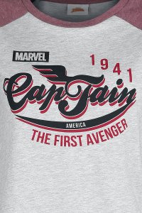 Captain America The Captain 1941 T-Shirt grau meliert