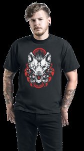 Dungeons and Dragons Wolf T-Shirt schwarz