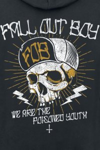 Fall Out Boy Poisoned Youth Skull Kapuzenpullover schwarz