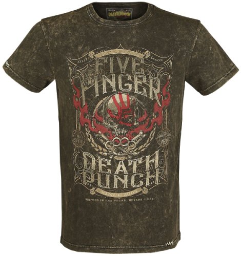 Five Finger Death Punch  EMP Signature Collection  T-Shirt  braun