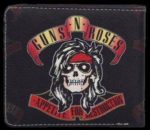 Guns N' Roses Appetite for destruction Geldbörse schwarz