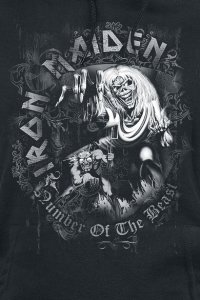 Iron Maiden Number Of The Beast Kapuzenpullover schwarz