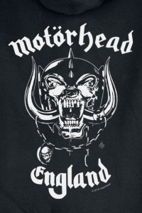 Motörhead England Kapuzenjacke schwarz